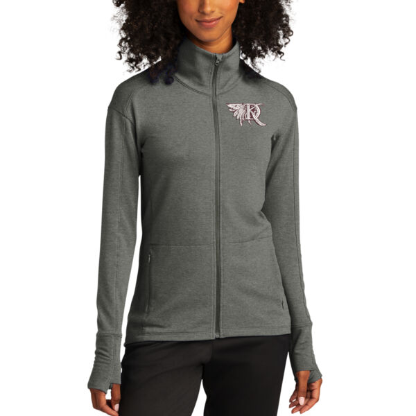 Sport-Tek ® Ladies Sport-Wick ® Flex Fleece Full-Zip - Embroidered Logo Thumbnail