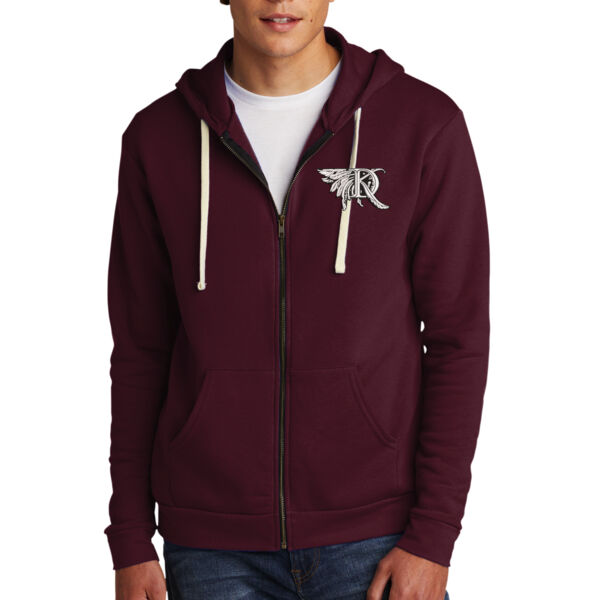 Next Level™ Unisex Beach Fleece Full-Zip Hoodie - Embroidered Logo Thumbnail