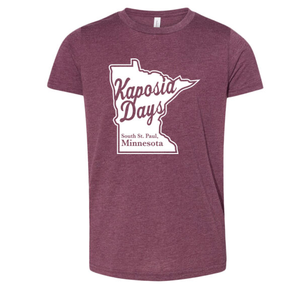 Bella+Canvas Youth Triblend Tee  - Printed Logo Thumbnail