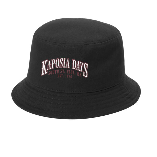 Port Authority® Twill Short Brim Bucket Hat - Embroidered Logo Thumbnail