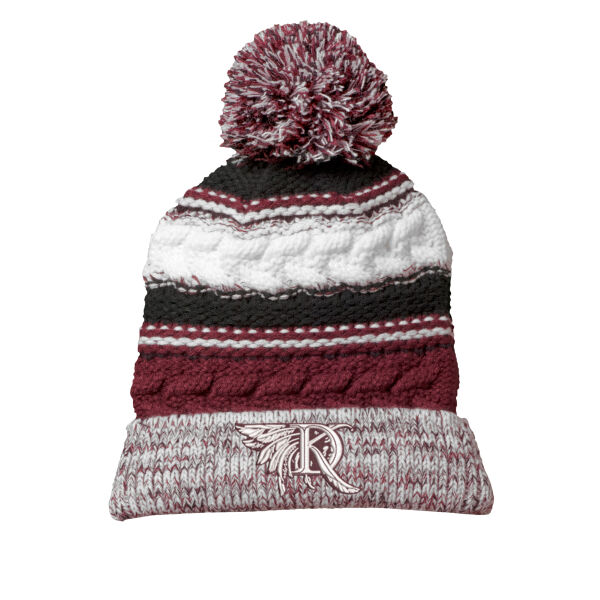 Sport-Tek® Pom Pom Team Beanie - Embroidered Logo Thumbnail