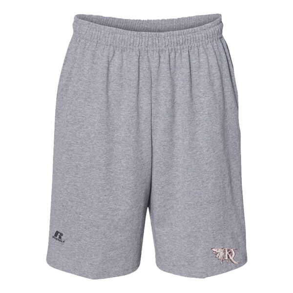 Russell Athletic - Essential Jersey Cotton Shorts with Pockets  - Embroidered Logo Thumbnail