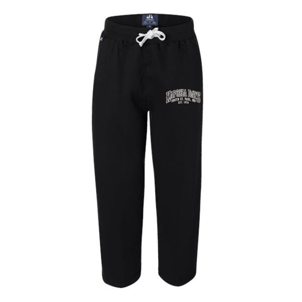 J. America - Premium Open-Bottom Sweatpants - Embroidered Logo Thumbnail