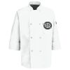 Button Chef Coat with Thermometer Pocket Thumbnail